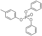 structure of CAS# 26444-49-5, Cresyl diphenyl phosphate