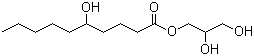 Glycerol 5-hydroxydecanoate molecular structure (CAS 26446-31-1)