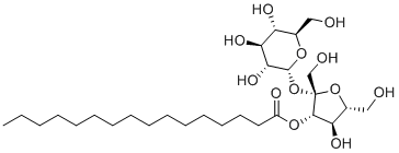 蔗糖棕榈酸酯分子结构 (CAS 26446-38-8)