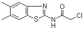 CAS 登录号：26447-74-5, 2-氯-N-(5,6-二甲基-2-苯并噻唑基)乙酰胺