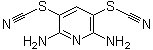 structure of CAS# 2645-32-1, 2,6-Diamino-3,5-dithiocyanopyridine
