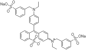 酸性蓝 9分子结构 (CAS 2650-18-2)