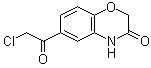 structure of CAS# 26518-76-3, 6-(Chloroacetyl)-2H-1,4-benzoxazin-3(4H)-one