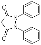 structure of CAS# 2652-77-9, 1,2-Diphenyl-3,5-dioxopyrazolidine