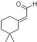 CAS 登录号：26532-25-2, (E)-(3,3-二甲基环己亚基)-乙醛