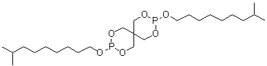 3,9-Bis(isodecyloxy)-2,4,8,10-tetraoxa-3,9-diphosphaspiro[5.5]undecane molecular structure (CAS 26544-27-4)
