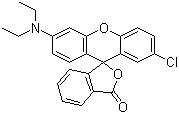 CAS # 26567-23-7, 2'-Chloro-6'-diethylaminofluoran, 2'-Chloro-6'-diethylaminospiro[isobenzofuran-1(3H),9'-[9H]xanthene]-3-one