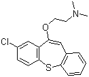 structure of CAS# 26615-21-4, Zotepine