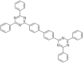 structure of CAS# 266349-83-1, 4,4'-Bis[2-(4,6-diphenyl-1,3,5-triazinyl)]-1,1'-biphenyl