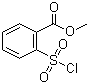 2-(氯磺酰基)苯甲酸甲酯分子结构 (CAS 26638-43-7)