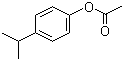 乙酸 4-异丙基苯酯分子结构 (CAS 2664-32-6)