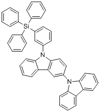structure of CAS# 2665768-26-1, 9-(3-(三苯基硅烷基)苯基)-9h-3,9'-联咔唑