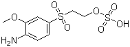 CAS # 26672-22-0, 2-Methoxy-4-(2-sulfatoethylsulfonyl)aniline, 4-(beta-Sulfatoethylsulfonyl)-o-anisidine