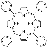 7,8-二氢-5,10,15,20-四苯基-21H,23H-卟吩分子结构 (CAS 2669-65-0)