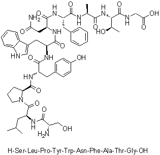 CAS # 267001-03-6, L-Seryl-L-leucyl-L-prolyl-L-tyrosyl-L-tryptophyl-L-asparaginyl-L-phenylalanyl-L-alanyl-L-threonyl-glycine