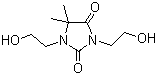 CAS # 26850-24-8, 1,3-Bis(2-hydroxyethyl)-5,5-dimethylhydantoin, 1,3-Bis(2-hydroxyethyl)-5,5-dimethylimidazolidine-2,4-dione
