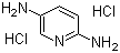 structure of CAS# 26878-35-3, 2,5-Diaminopyridine dihydrochloride