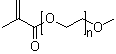 structure of CAS# 26915-72-0, Methacrylic acid ester with polyethylene glycol methyl ether
