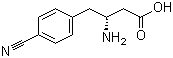 CAS 登录号：269726-85-4, (R)-3-氨基-4-(4-氰基苯基)丁酸