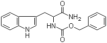 N-苄氧羰基色氨酰胺分子结构 (CAS 27018-75-3)