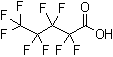 Perfluorovaleric acid molecular structure (CAS 2706-90-3)