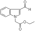 structure of CAS# 27065-94-7, (3-甲酰基-1H-吲哚-1-基)乙酸乙酯