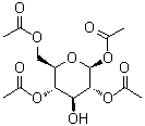 1,2,4,6-Tetra-O-acetyl-beta-D-glucopyranose molecular structure (CAS 27086-14-2)