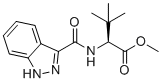 structure of CAS# 2709672-58-0, 甲基(S)-2-(1H-吲唑-3-甲酰氨基)-3,3-二甲基丁酸酯