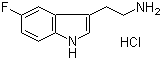 5-Fluorotryptamine hydrochloride molecular structure (CAS 2711-58-2)