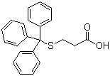 structure of CAS# 27144-18-9, 3-Tritylsulfanylpropionic acid