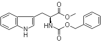 N-苄氧羰基-L-色氨酸甲酯分子结构 (CAS 2717-76-2)