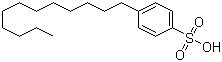 structure of CAS# 27176-87-0, Dodecylbenzenesulphonic acid
