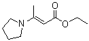 structure of CAS# 2723-42-4, 3-(1-吡咯烷基)巴豆酸乙酯