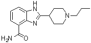 CAS # 272769-49-0, 2-(1-Propyl-4-piperidinyl)-1H-benzimidazole-4-carboxamide