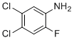 structure of CAS# 2729-36-4, 4,5-Dichloro-2-fluoroaniline