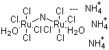 CAS 登录号：27316-90-1, 二水合八氯次氮二釕(IV)酸三铵