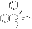 structure of CAS# 27329-60-8, Diethyl benzhydrylphosphonate