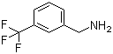 3-(三氟甲基)苯甲胺分子结构 (CAS 2740-83-2)