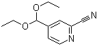 CAS 登录号：27443-47-6, 4-(二乙氧基甲基)-2-吡啶甲腈