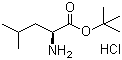 structure of CAS# 2748-02-9, L-Leucine tert-butyl ester hydrochloride