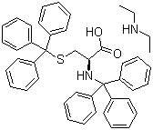 CAS 登录号：27486-88-0, 二乙基胺 N-三苯甲基-3-(三苯甲硫基)-L-丙氨酸盐
