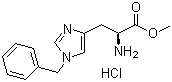 structure of CAS# 274927-61-6, 1-Phenylmethyl-L-histidine methyl ester monohydrochloride