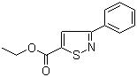 CAS # 27545-57-9, Ethyl 3-phenylisothiazole-5-carboxylate, 3-Phenyl-5-isothiazolecarboxylic acid ethyl ester