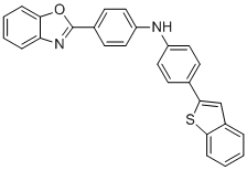 CAS # 2756439-73-1, 4-(Benzo[b]thiophen-2-yl)-N-(4-(benzo[d]oxazol-2-yl)phenyl)aniline