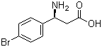 structure of CAS# 275826-36-3, (S)-3-氨基-3-(4-溴苯基)丙酸