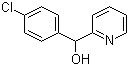 4-氯苯基-2-吡啶甲醇分子结构 (CAS 27652-89-7)