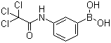 structure of CAS# 276669-74-0, 3-(2,2,2-三氯乙酰氨基)苯硼酸