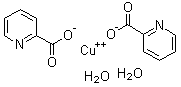 CAS # 27744-35-0, Bis(2-pyridinecarboxylato)copper dihydrate