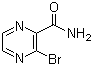 structure of CAS# 27825-22-5, 3-Bromopyrazinecarboxamide