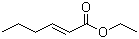 structure of CAS# 27829-72-7, Ethyl (E)-hex-2-enoate